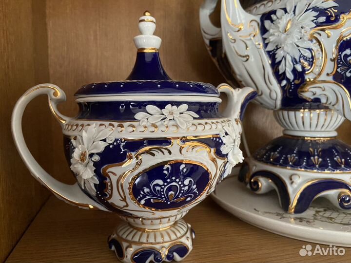 Самовар фарфоровый электрический новый