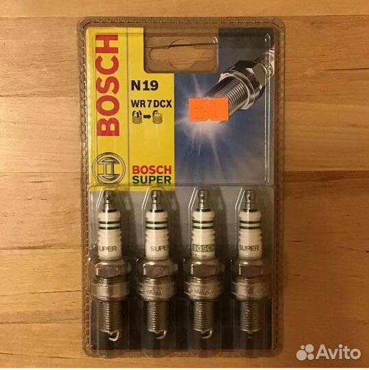Свечи зажигания Bosch N19 WR 7 DCX и N06 FR 7 DCX
