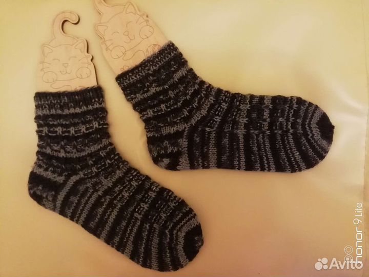 Носки вязаные детские и взрослые