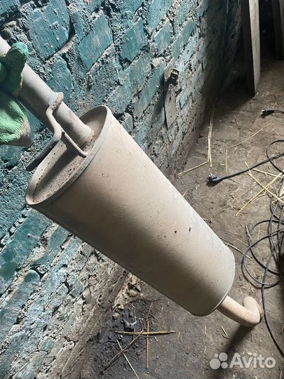 Задняя банка глушителя на гранту