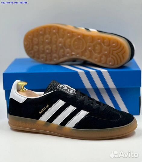 Кроссовки Adidas Gazelle Black (Арт.83684)