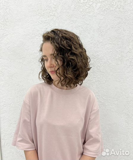 Стрижка кудрявых волос