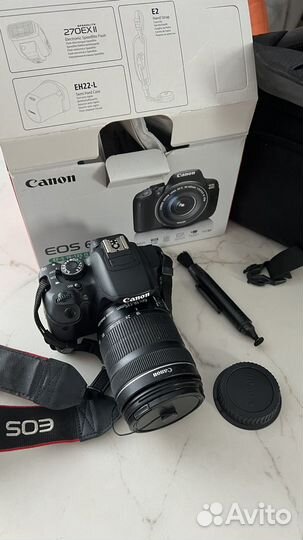 Зеркальный фотоаппарат canon 650d 18-135