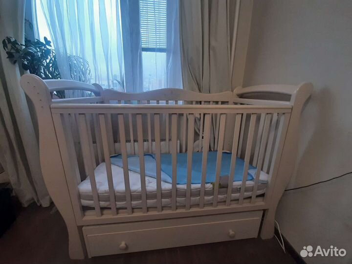 Детская кроватка Лучик + Матрас