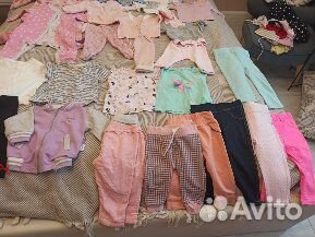 Огромный пакет брендовой одежды на девочку