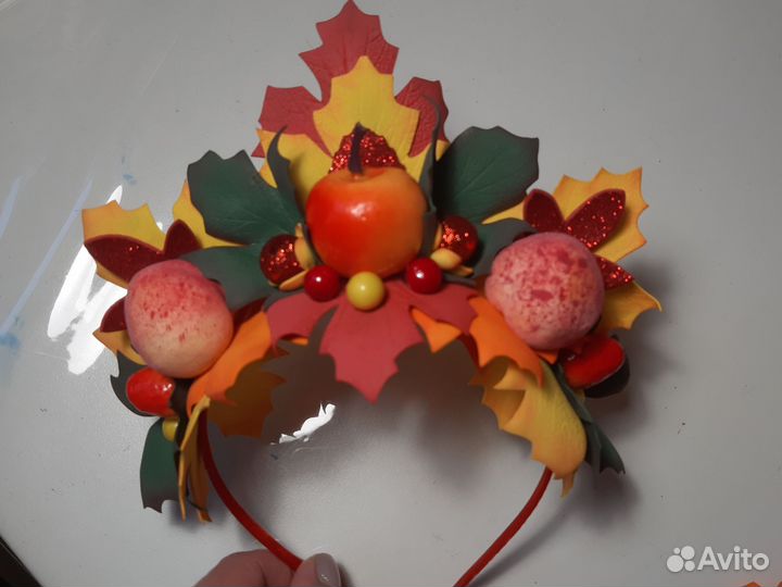 Ободок для волос осень