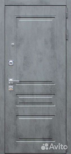 Дверь входная металлическая с зеркалом/не бу