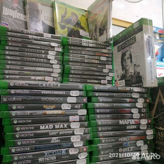 Игры на дисках Xbox one