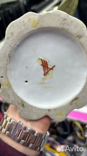 Статуэтка фарфор Попугай