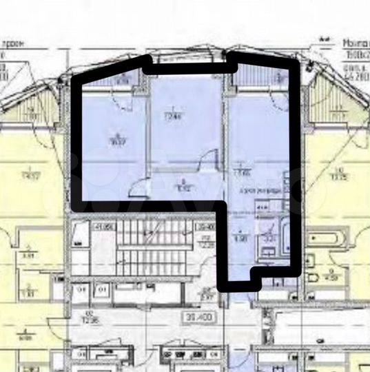2-к. квартира, 64 м², 11/22 эт.