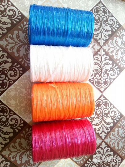 Полипропиленовая нить для вязания мочалок