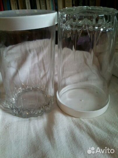 Стаканы кружки бокалы вазы стеклянные
