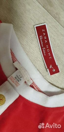 Новогодний костюм новый zara home