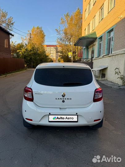 Renault Sandero 1.6 AT, 2018, 130 000 км