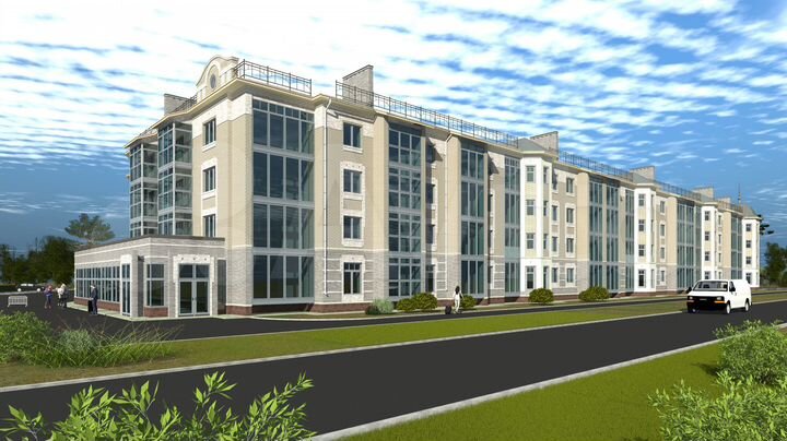 2-к. квартира, 56,7 м², 4/4 эт.