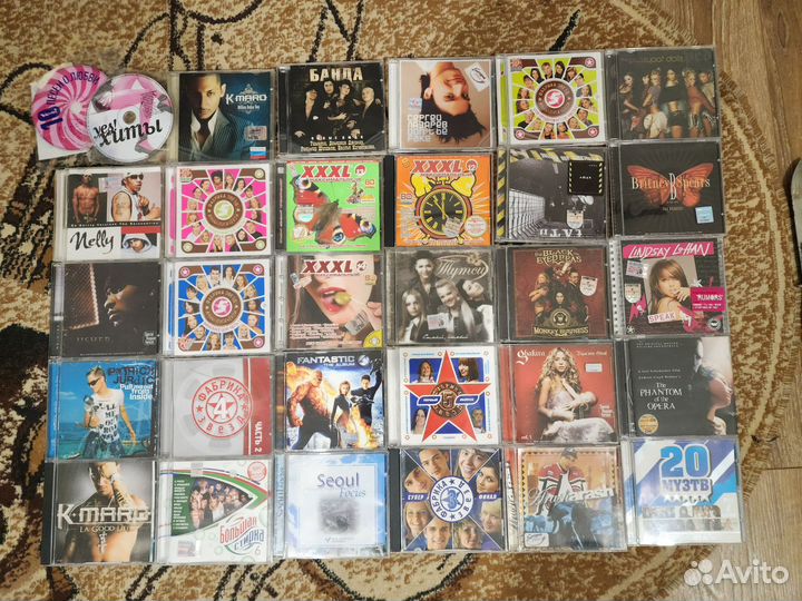 Музыкальные cd диски 66 шт