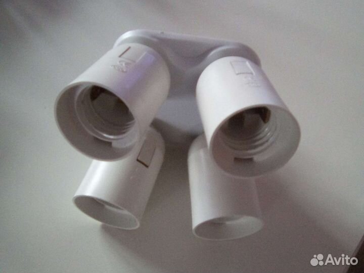 Держатель ламп 4 в 1,цоколь Е 27