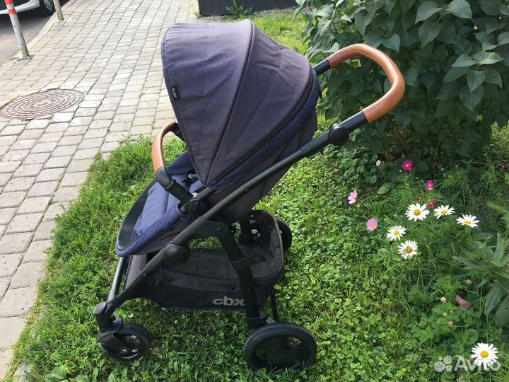 Коляска CBX Flex Lux Jeansy Blue (2 в 1)