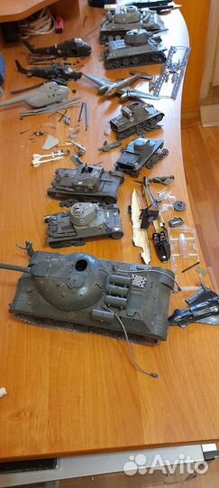 Модели сборные полусобранные- резерв