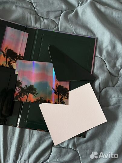 Gucci коробка с открытками и конвертами в папке