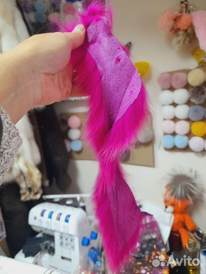 Мех песца для изготовления мушек и др