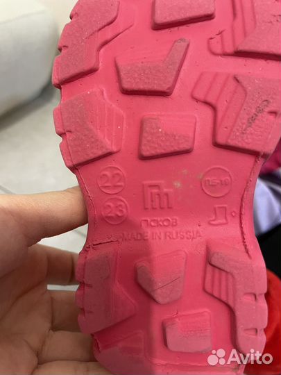 Сапоги резиновые эва для девочки