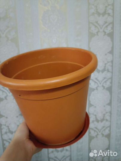 Горшок для цветов б/у