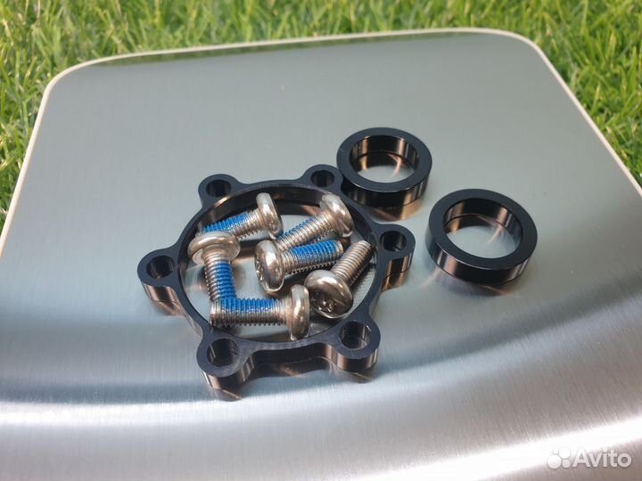 Перeдний адаптер пeреходник c 15х100мм нa 15х110мм