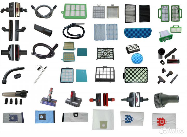 Запчасти для пылесосов. Щетки,шланги,мешки,фильтры