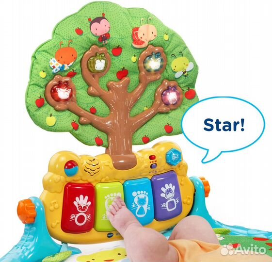 Развивающий коврик с игровой панелью vtech