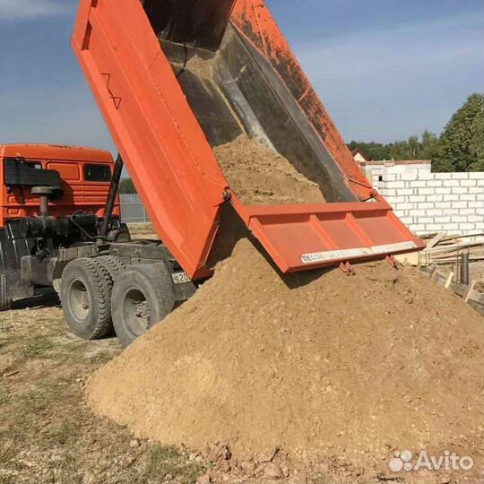 Песок щебень доставка