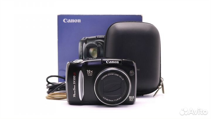 Canon PowerShot SX120 IS в упаковке