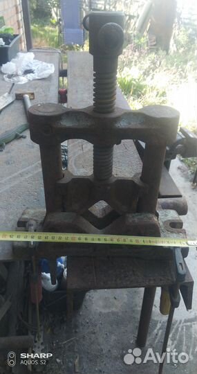 Тиски трубные + струбцины ваймы