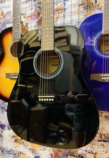 Акустическая гитара + тюнер