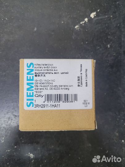Siemens 3RH2911-HA11