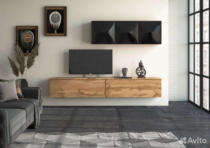 Гостиная тумба под тв навесная