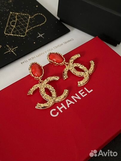 Серьги Chanel