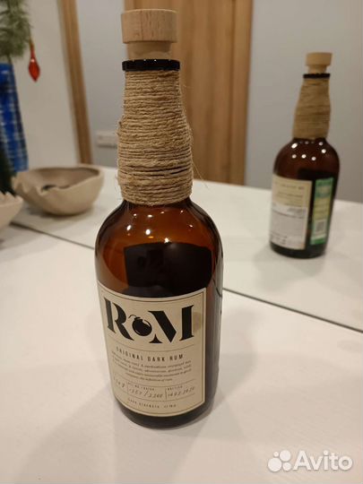 Бутылка из-под рома RM