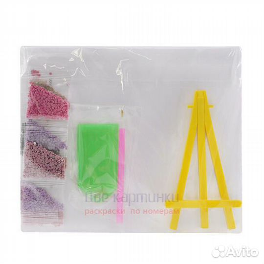 Алмазная мозаика 21x25 Снежная вершина горы Фуджи