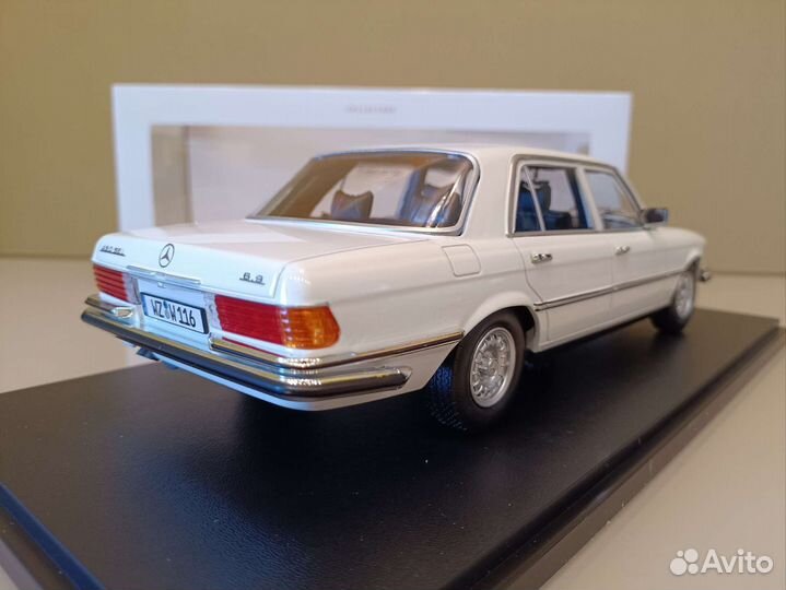Mercedes 450 SEL W116 (1975-1980 ) Белый 1:18