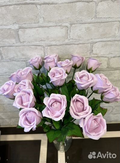 Букет из мыльных роз