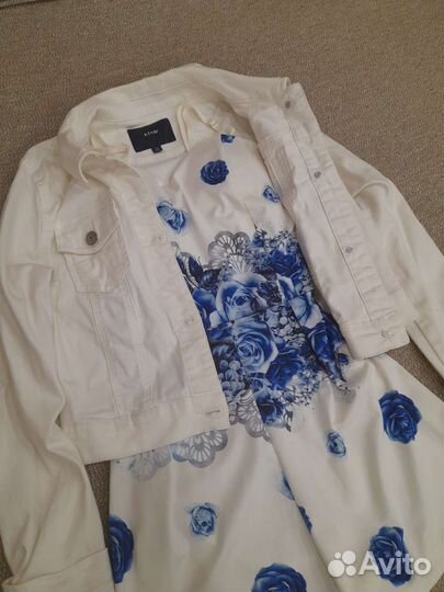 Летний комбинезон + джинсовка