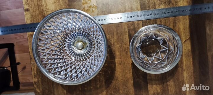 Салатник хрустальный СССР