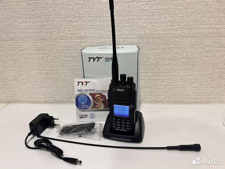 Рация TYT MD-UV390 акб 3600 с Type-C AES256