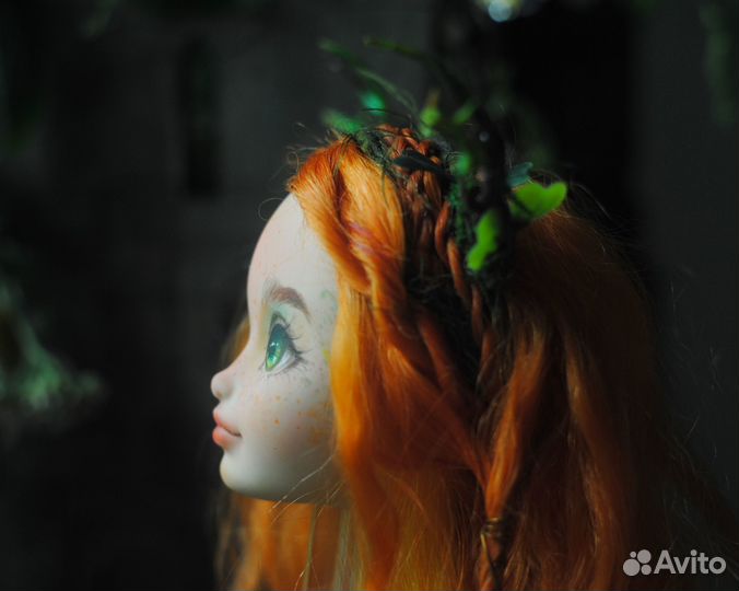 Кукла ооак дриада, голова