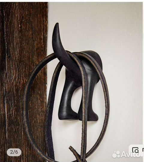 Крючок настенный IKEA красный