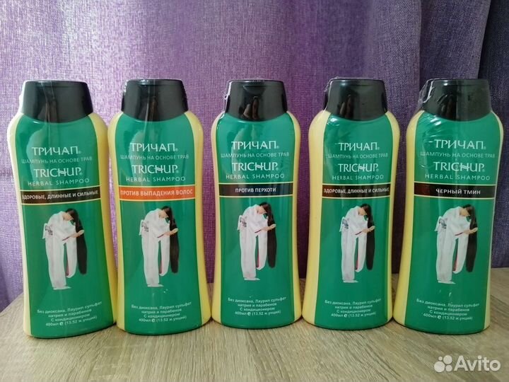 Шампунь для волос Тричап. Индия