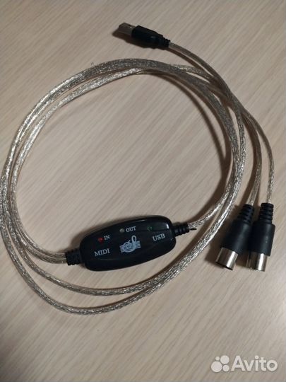 Кабель USB - midi