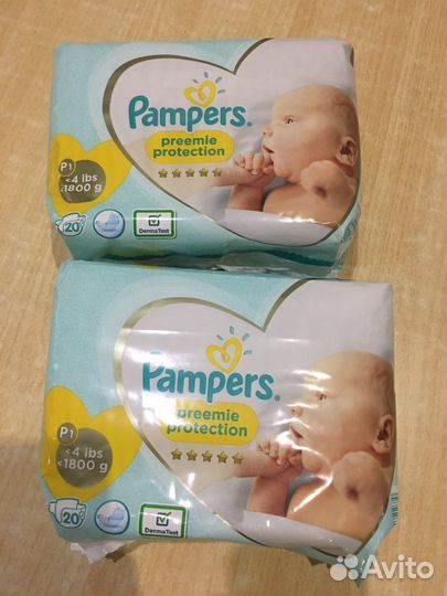 Подгузники pampers 0