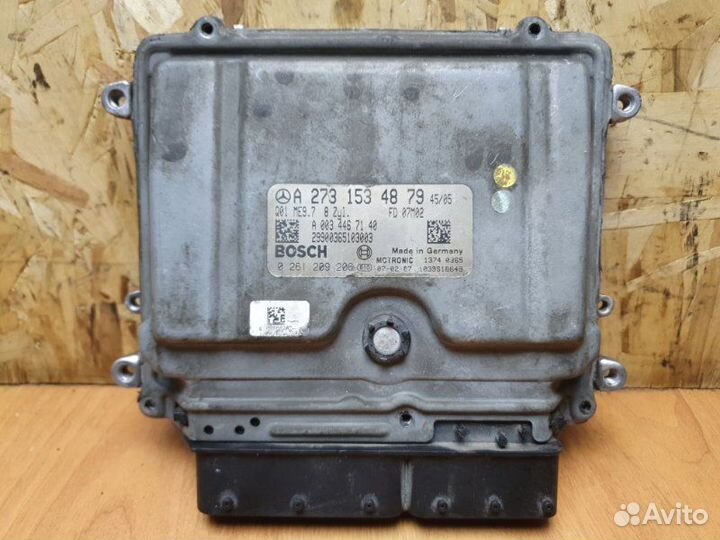 Блок управления двигателем (эбу двс) Mercedes